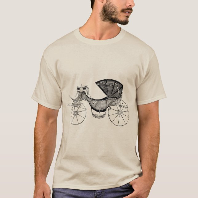 Antique Fancy Carriage Totebag T-Shirt (Front)