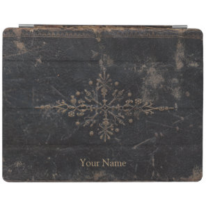Antique Faux Leather Book iPad Smart Cover