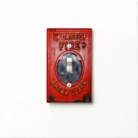 Antique Fire Alarm Switch plate Cover, Hot Gift!