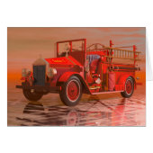 Antique fire engine (Front Horizontal)