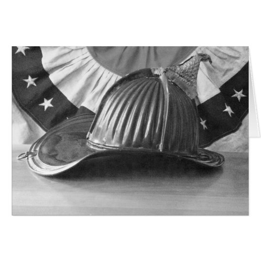 Antique fire helmet cards (Front Horizontal)