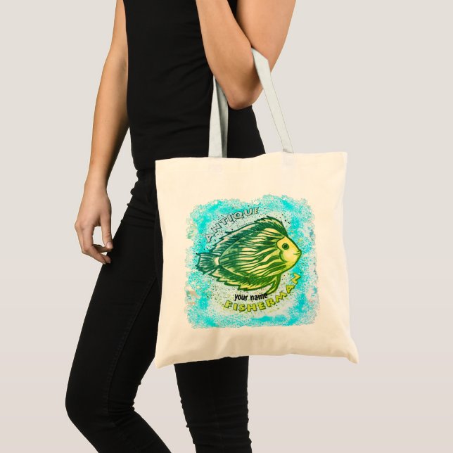 Antique Fisherman  tote bag (Front (Product))