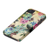 Antique Floral Case-Mate iPhone 4 Case (Bottom)