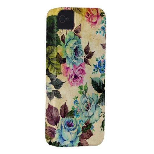 Antique Floral Case-Mate iPhone 4 Case (Back/Right)