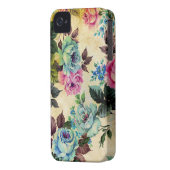 Antique Floral Case-Mate iPhone 4 Case-Mate iPhone Case (Back Left)