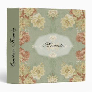 Antique Floral Design 1 Memories Family Binder