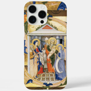 ANTIQUE FLORAL NATIVITY CHRISTMAS PARCHMENT iPhone 16 PRO MAX CASE