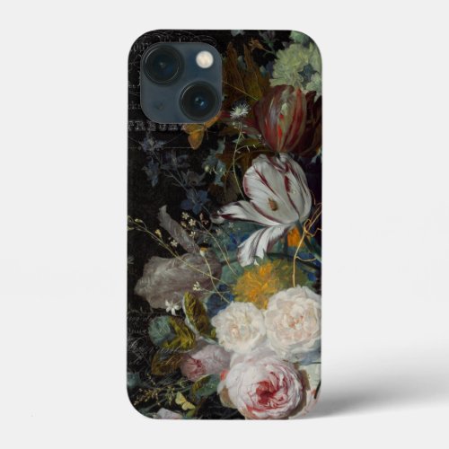 Antique Floral Still Life  iPhone 13 Mini Case