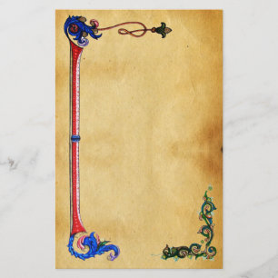 ANTIQUE FLORENTINE PARCHMENT STATIONERY