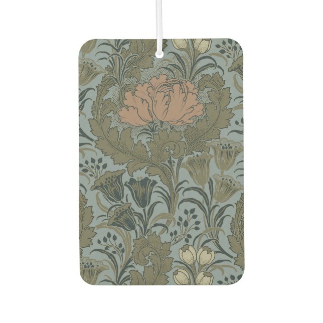 Antique Flower Morris Garden Floral Wallpaper Air Freshener (Front)
