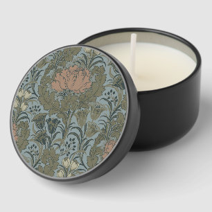 Antique Flower Morris Garden Floral Wallpaper Mini Candle Favors