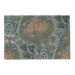 Antique Flower Morris Garden Floral Wallpaper Placemat
