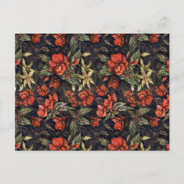 Antique Flowers by Alexandra Cook aka Linandara Postcard (Front)