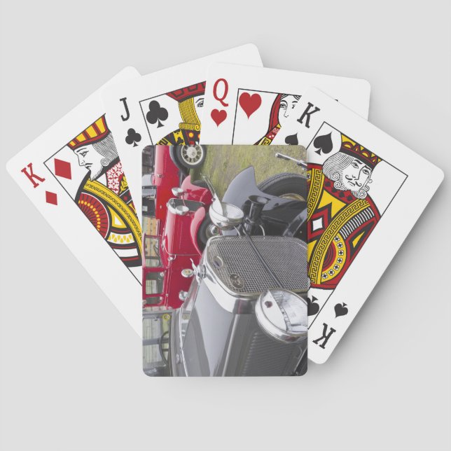 Antique Ford automobiles Poker Cards (Back)