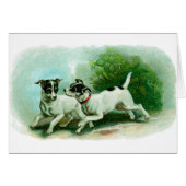 Antique Fox Terrier Illustration (Front Horizontal)