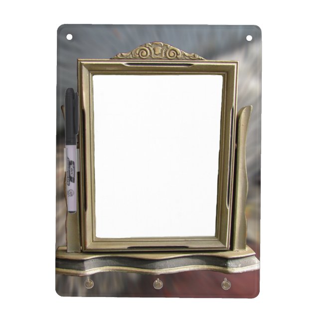 Antique Frame ~ Keychain Dry Erase board (Front)
