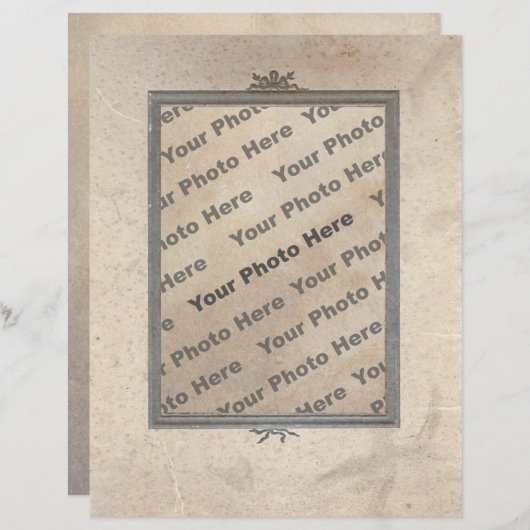 Antique Frame Paper (Front/Back)