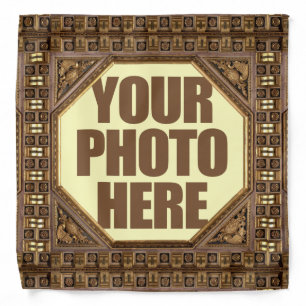 Antique Frame with YOUR PHOTO custom bandana