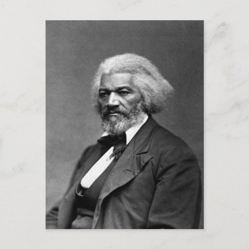 Antique Frederick Douglass Portrait Postcard