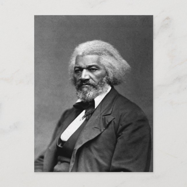 Antique Frederick Douglass Portrait Postcard (Front)
