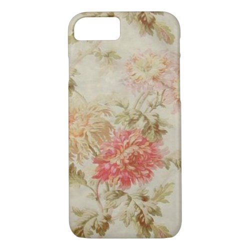Antique French Floral Toile iPhone 87 Case