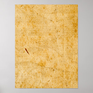 Antique French Paper Parchment Background Texture Poster
