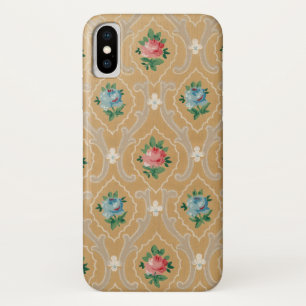 Antique French Rose Wallpaper iPhone X Case