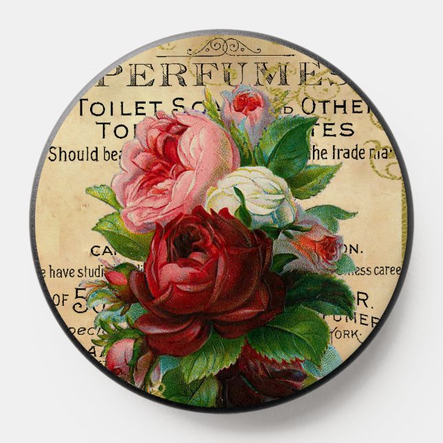Antique French Roses PopSocket (Popsocket)