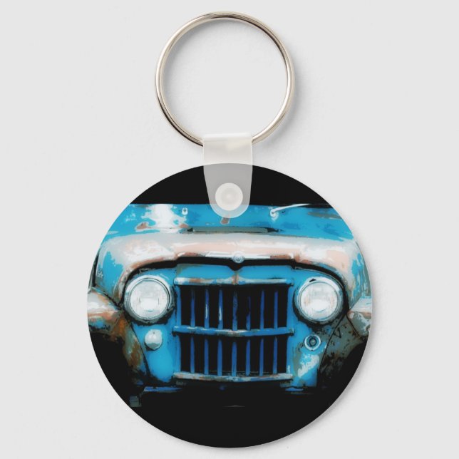 Antique Front Grille and Headlights Keychain (Front)