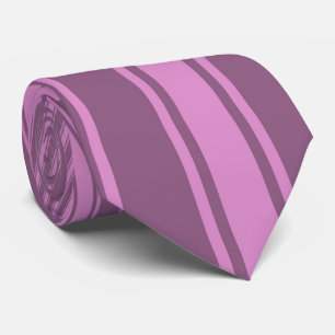Antique fuchsia Color Stripe Funky Pattern Tie