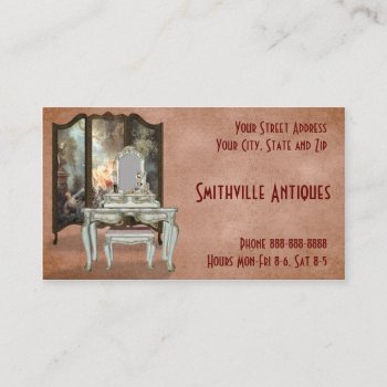 Antique Furniture Store Business Card by Business_Creations at Zazzle