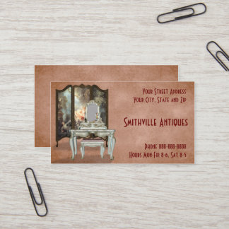 Antique Furniture Store Business Card