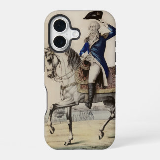 Antique George Washington on Horseback | USA 250 iPhone 16 Case