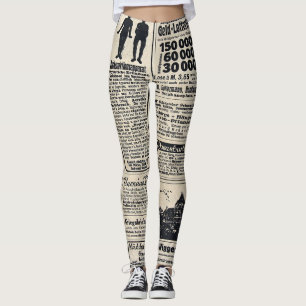 Antique German Newspaper Advertisements 1917 Leggings