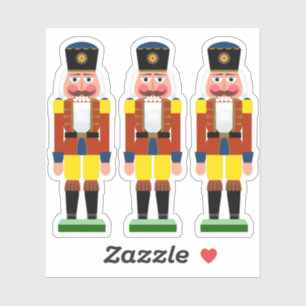 Antique German Nutcracker Illustration Sticker