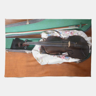 Antique German Violin Towel