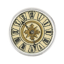 Antique Gilt Clock Face Steampunk