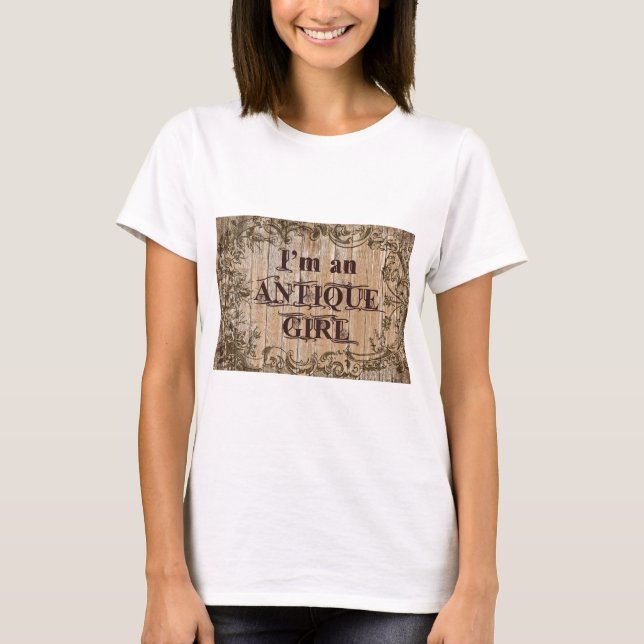 Antique Girl T-Shirt (Front)