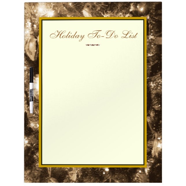 'Antique Glow'  Dry Erase Board (Front)