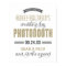 Antique Gold Banner Photo Booth Wedding