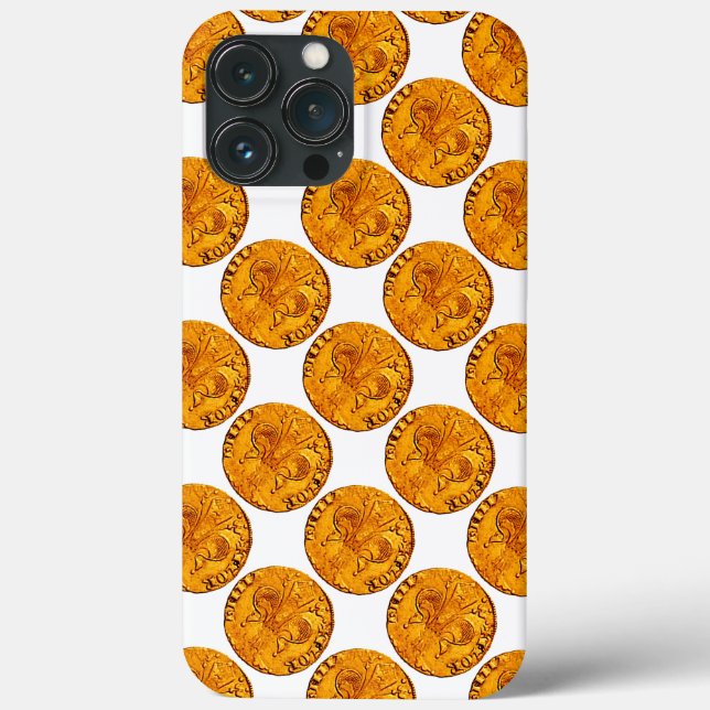 ANTIQUE GOLD FLORENTINE FORINT Case-Mate iPhone CASE (Back)