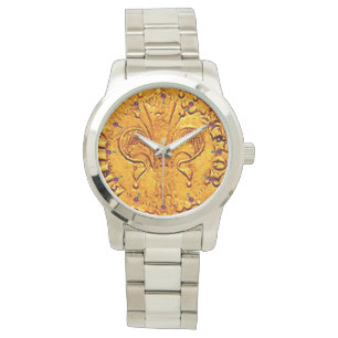 ANTIQUE GOLD FLORENTINE FORINT WATCH