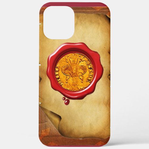ANTIQUE GOLD FLORENTINE FORINT wax parchment iPhone 12 Pro Max Case