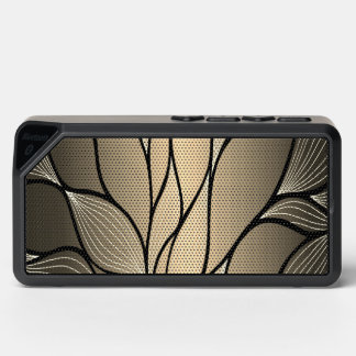 Antique Gold Leave Pattern  Bluetooth Speaker