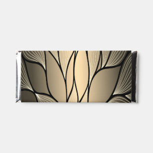 Antique Gold Leave Pattern  Hershey Bar Favors