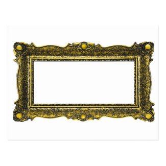 Antique Gold Picture Frame Postcard