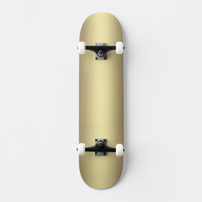 Antique Gold Skateboard Deck (Front)