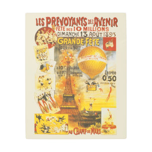 Antique Grand Fete Fair Paris Poster