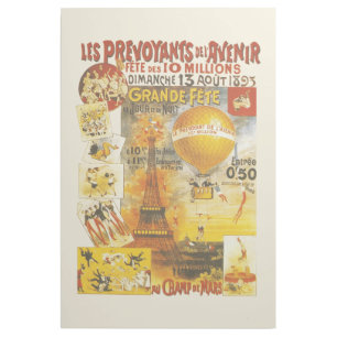 Antique Grand Fete Fair Paris Poster