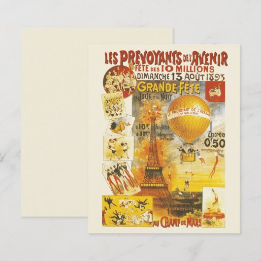 Antique Grand Fete Fair Poster (Front/Back)